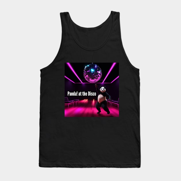 Panda! at the Disco Tank Top by donovanh